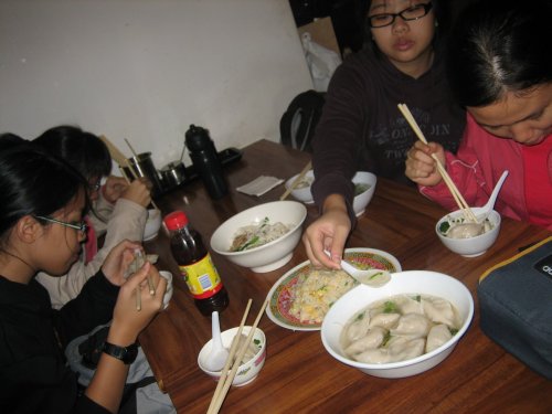 Warm, soothing soup...(and noodles, dumplings and rice)